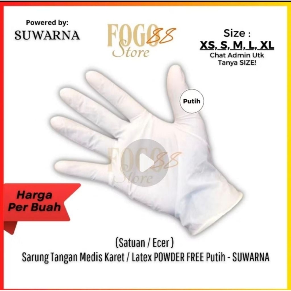 Sarung Tangan Medis Latex