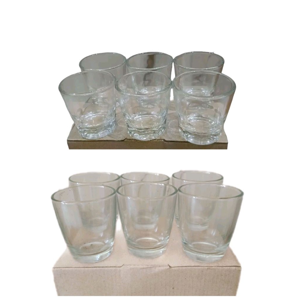 Gelas sloki mini isi 6 pcs gelas souvenir