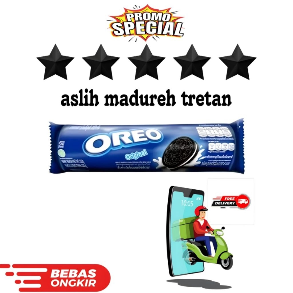 

Jajan ringan Oreo Khas Madura cap bintang lima
