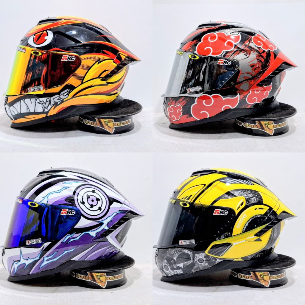Helm VRC FULL FACE motif paket ganteng