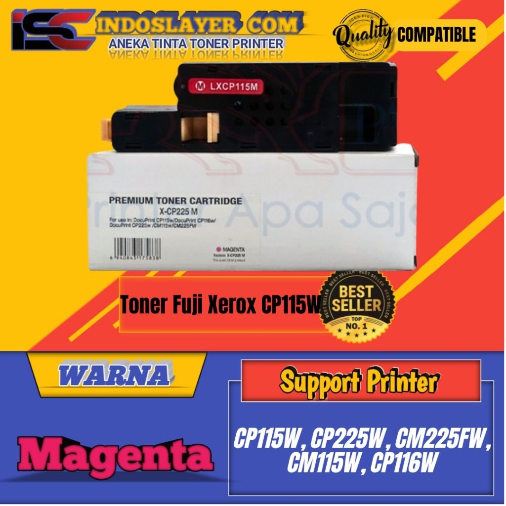 Toner Cartridge Compatible Fuji Xerox CP115W Magenta Printer Fuji Xerox CP115W, CP225W, CM225FW, CM1