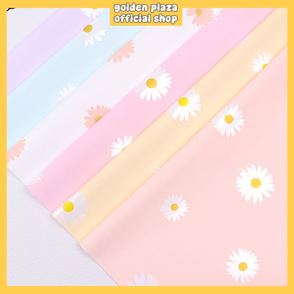 

Flower Wrapping Cellophane Motif Bunga Daisy Kertas Buket Bunga Paper Buket Cellophane KB6111