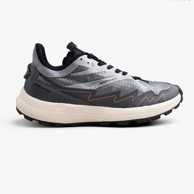 Antarestar Store - Mx Faster Grey White Trail Running Sepatu Gunung Sepatu Outdoor