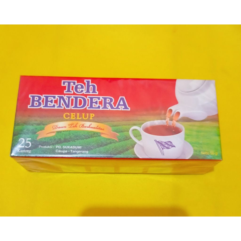 

TEH BENDERA CELUP ISI 25 KANTONG 50g