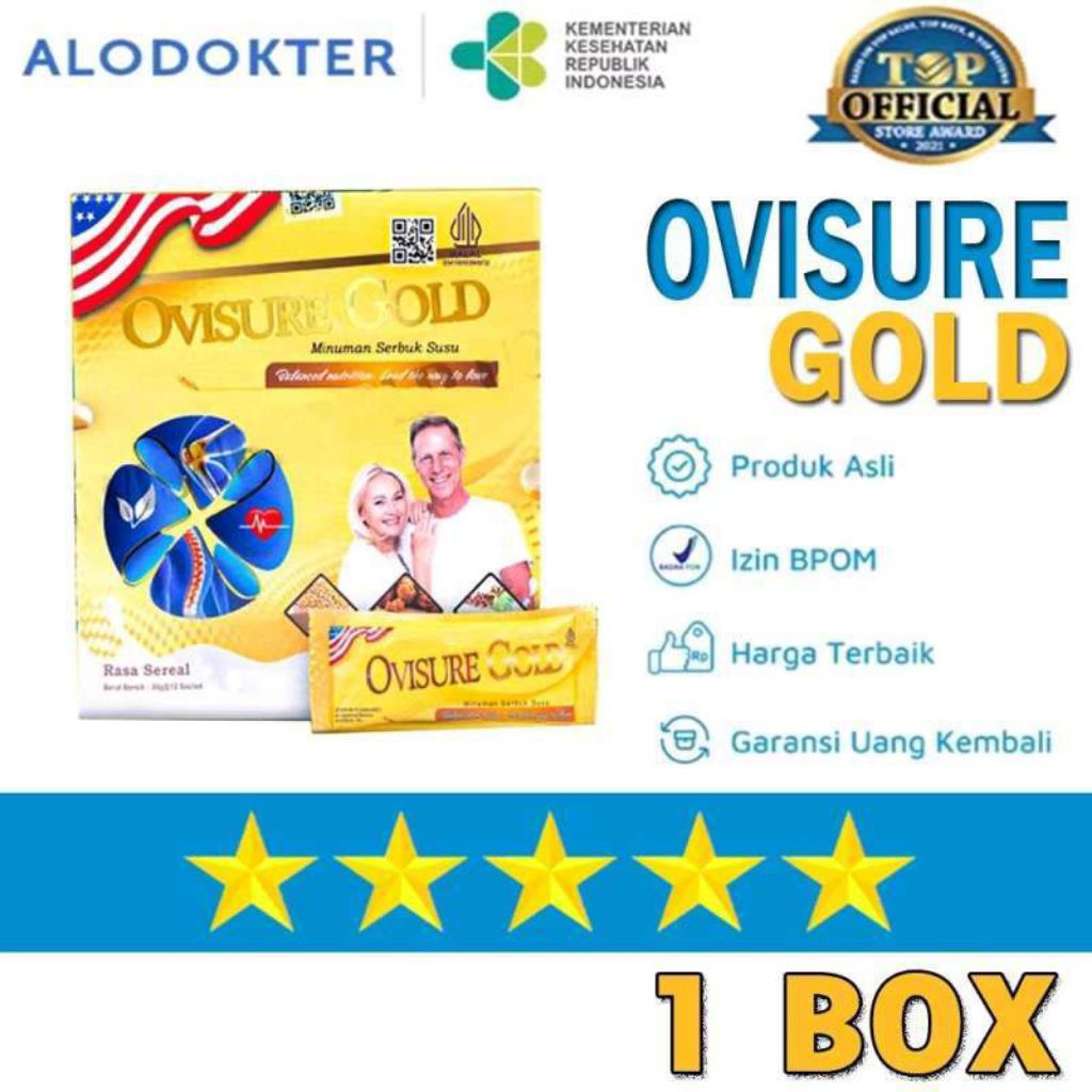 

OVISURE GOLD ASLI ORIGINAL SUSU TULANG SENDI DAN SARAF TERJEPIT ASLI BPOM 100%
