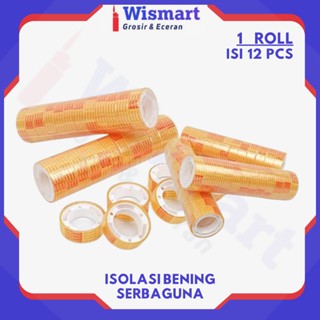 

(12pcs) isolasi kecil BENING/SOLATIF/SOLASI Isolasi kado GoldTape