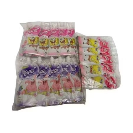 

Minuman jelly mr natta nata de coco jelly drink @ 126ml isi 5 pcs / pack Varian rasa - leci - blueberry - persik