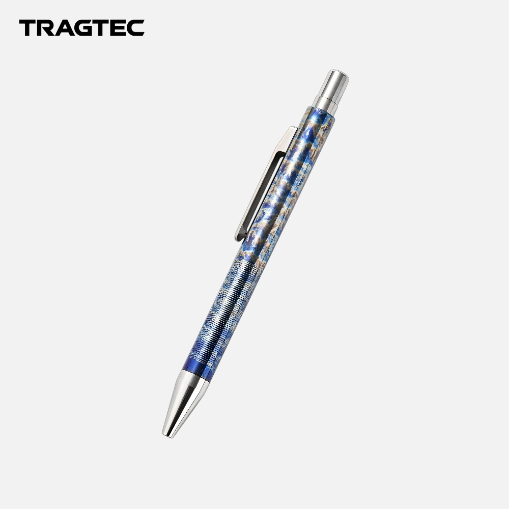 

TRAGTEC Titanium Push-Type Ballpoint Pen Pocket Pocket Clip EDC Pen Tungsten Tip Alat Tulis Pulpen ID0219
