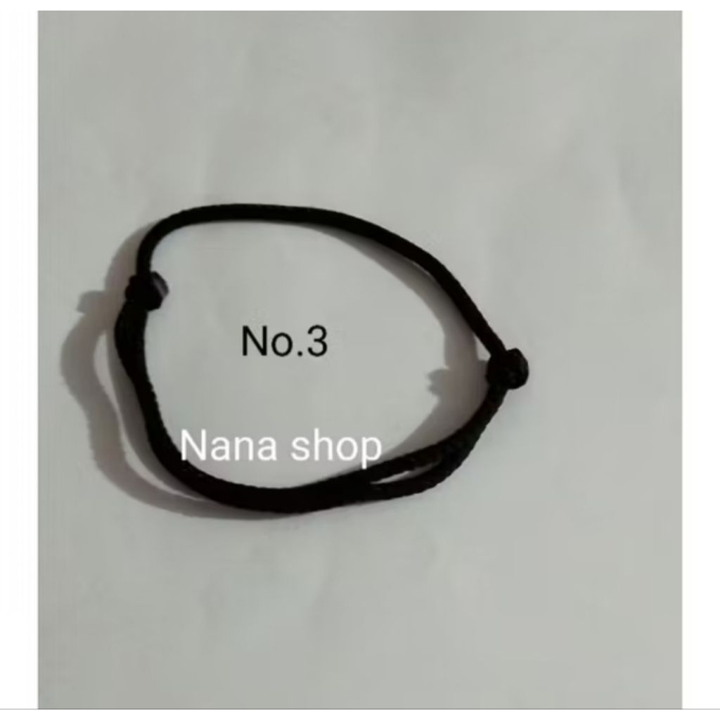 Gelang tangan tali prusik motif tali prusik 2mm