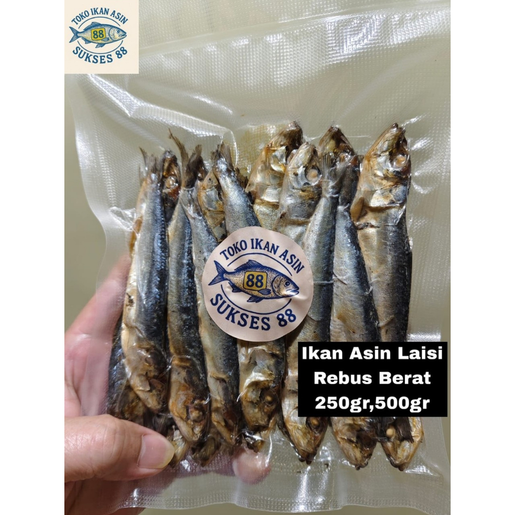 

Ikan Asin Laisi Rebus Premium 250gr / 500gr | Ikan Rebus Kering Gurih & Bersih | Siap Masak