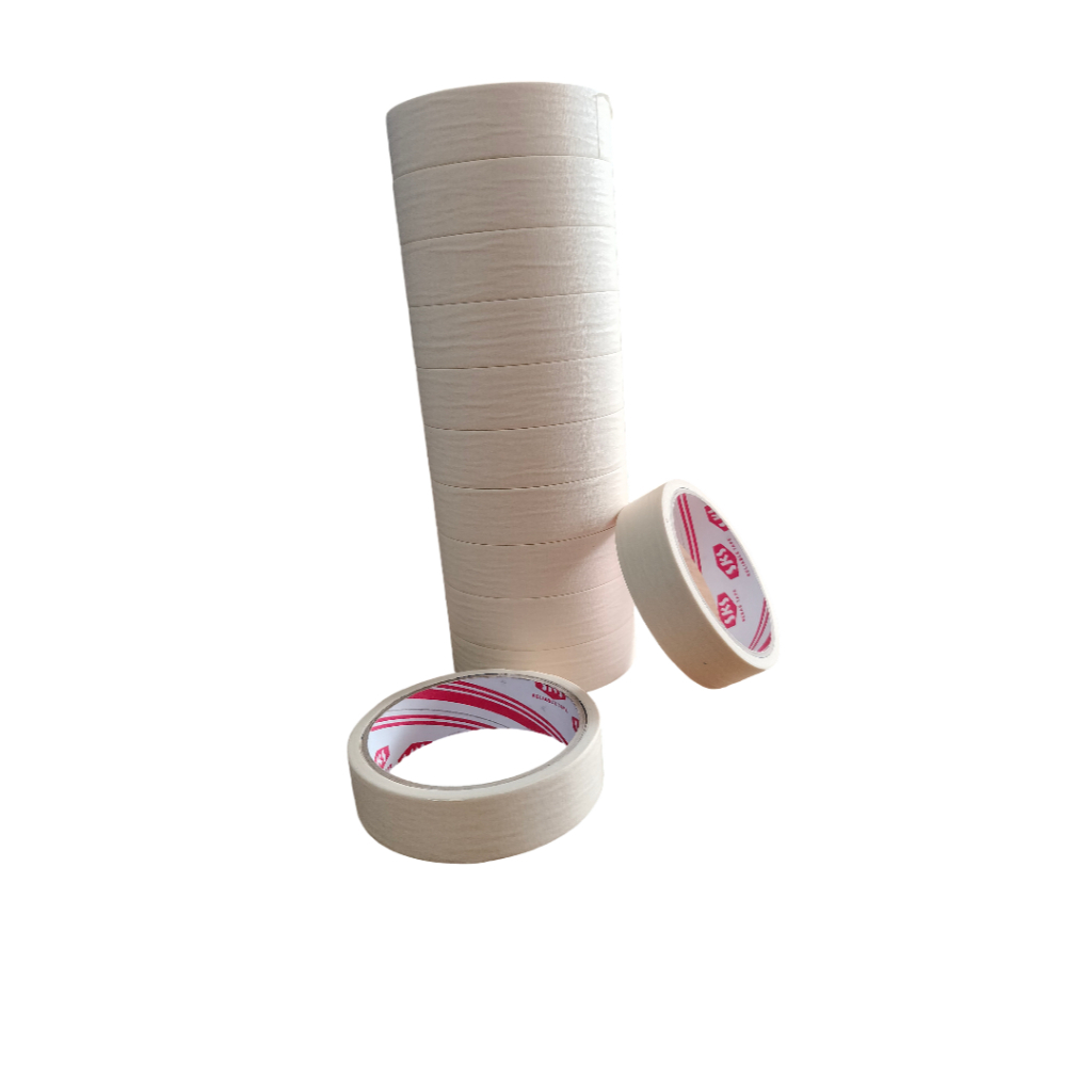 

~TOOLS MASTER~LAKBAN KERTAS 1" INCH SKS SELOTIP KERTAS ISOLASI KERTAS DOUBLE TAPE 1" INCH SKS