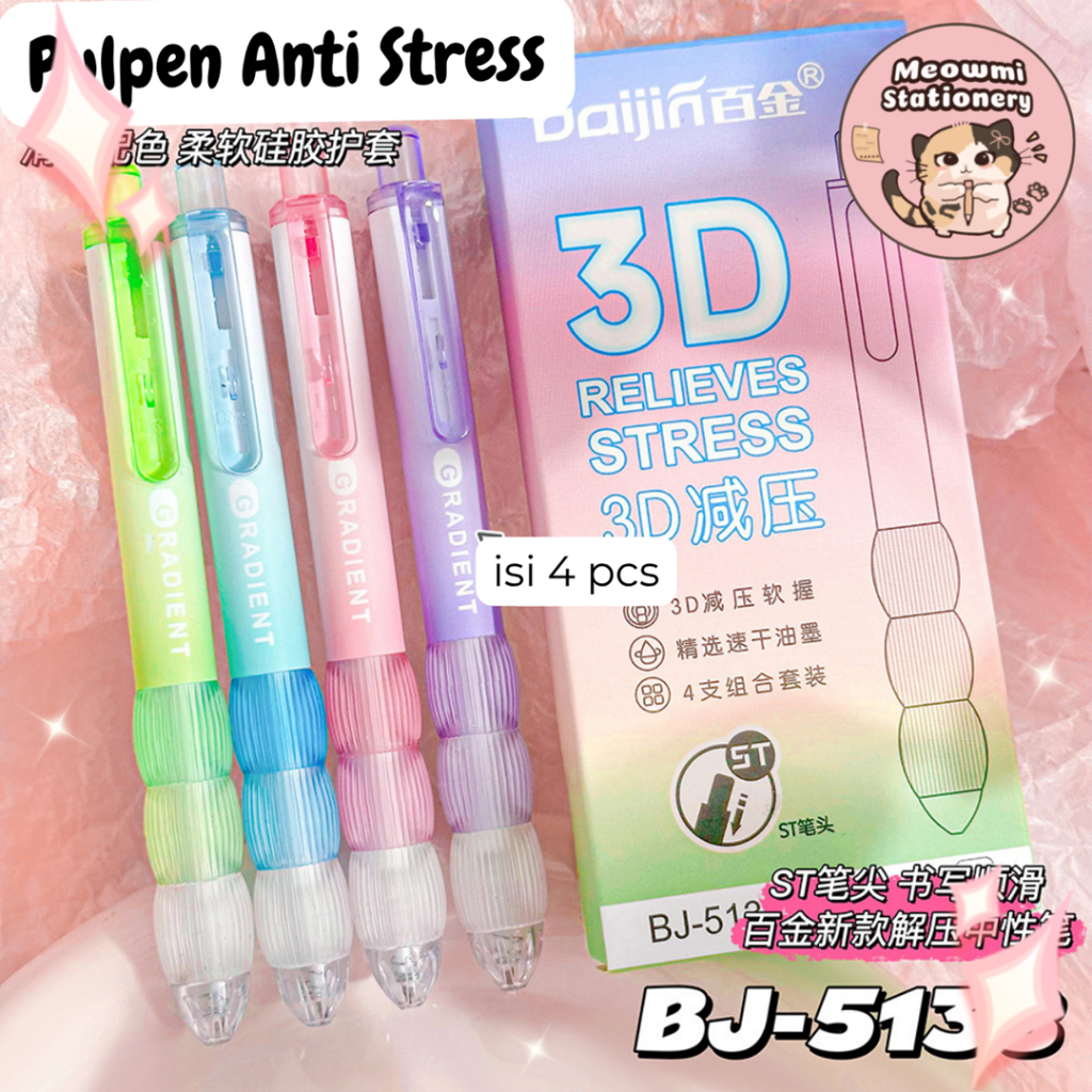 

Pulpen Mekanik Soft Grip Anti Stress Tip ST Tinta Hitam PN0395