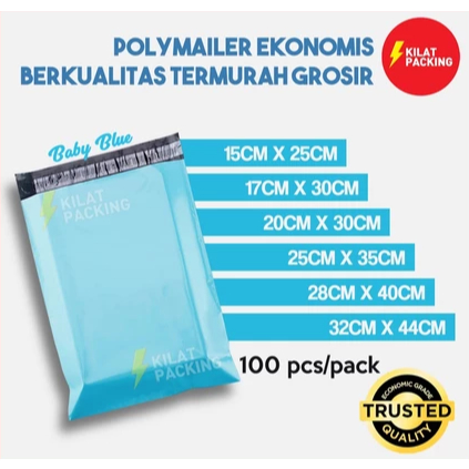 

POLYMAILER EKONOMIS BERKUALITAS - PLASTIK PACKING MURAH ISI ±100 LEMBAR - HARGA DIJAMIN TERMURAH