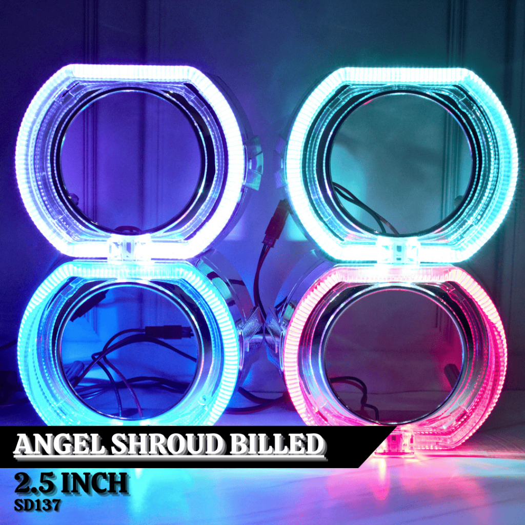 Angel Shroud 2,5 Inch Shroud Angel Biled Ukuran 2,5 Inch Ring Biled Shroud Lampu Biled