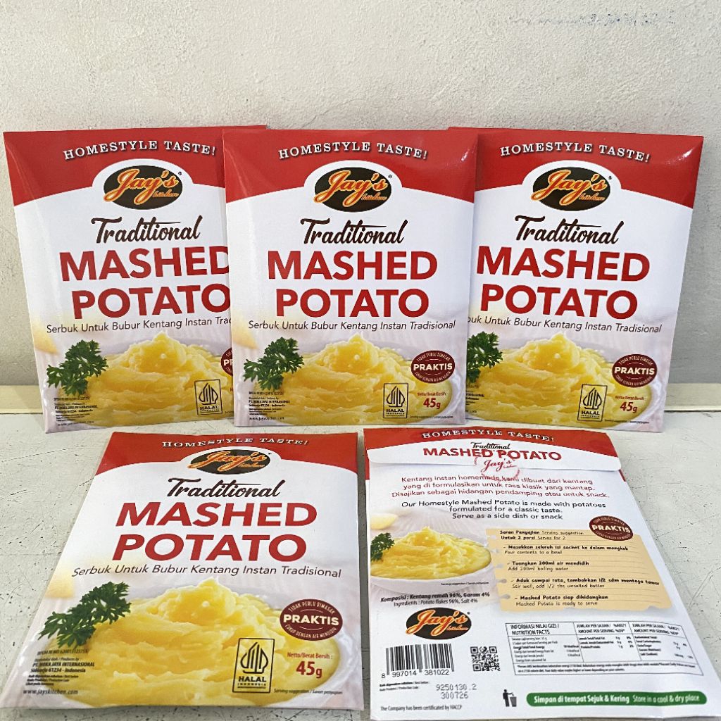 

JAY'S traditional mashed potato 45 gram | jays mashed potato instant | mashed potato jays | mashed potato