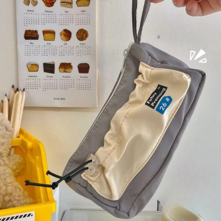 

Tempat Pensil Anak Sekolah Stationery Kotak Pensil Kain Alat Tulis Multifungsi Korean Style