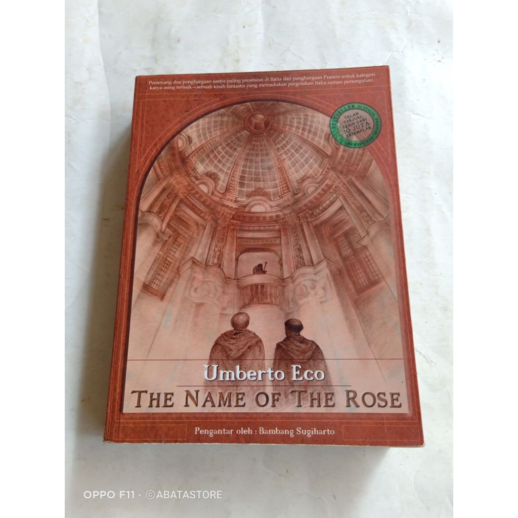 BUKU BEKAS UMBERTO ECO THE NAME OF THE ROSE BAMBANG SUGIHARTO