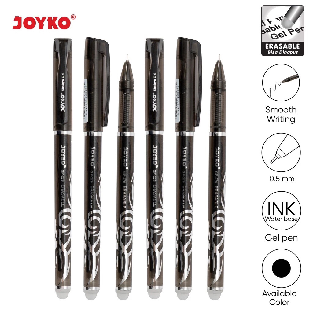 

Joyko Erasable Gel Pen Pulpen Bisa Dihapus GP-279