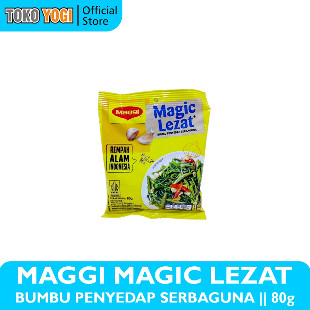 

MAGGI MAGIC LEZAT 80g || BUMBU PENYEDAP SERBAGUNA