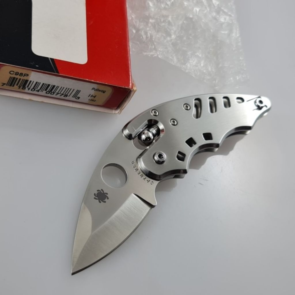 Spyderco Poliwog Knives stainless steel VG10 knife Japan RARE Collectible Item