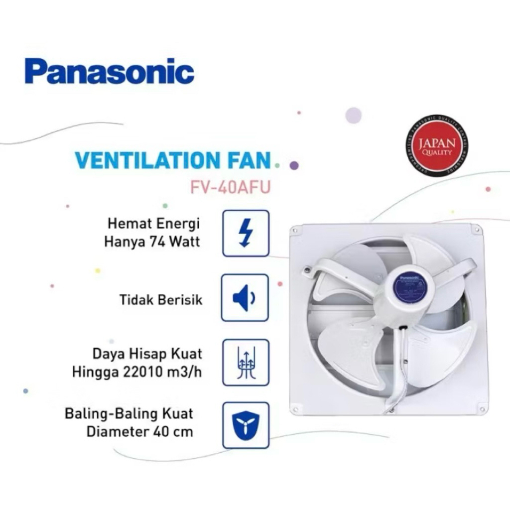 Exhaust Fan Panasonic FV40AFU / Exhaust Fan Panasonic 16Inch FV40AFU