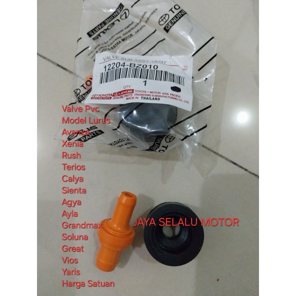 Valve PCV Ventilator Vavle Vave PVC Toyota Avanza Avansa Veloz Agya Rush Xenia Calya Yaris Great Sol