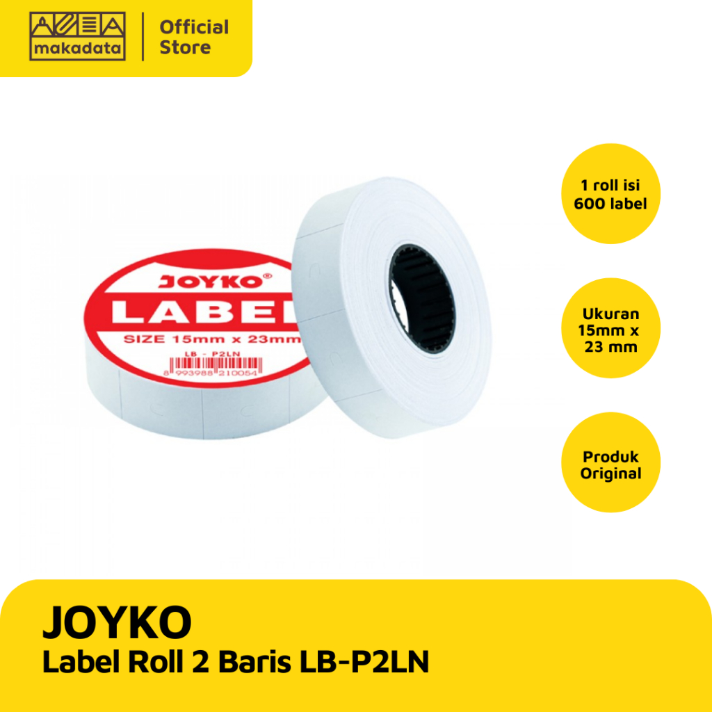 

LABEL HARGA ROLL JOYKO 2 BARIS LB-P2LN (1 SLOP) MURAH