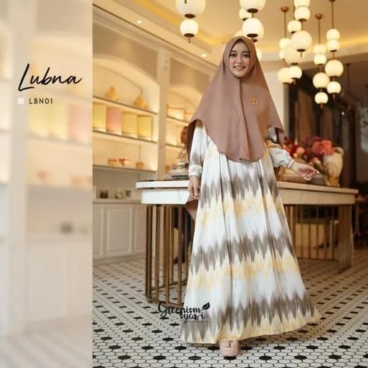 Gamis Dress Lubna By Greenism