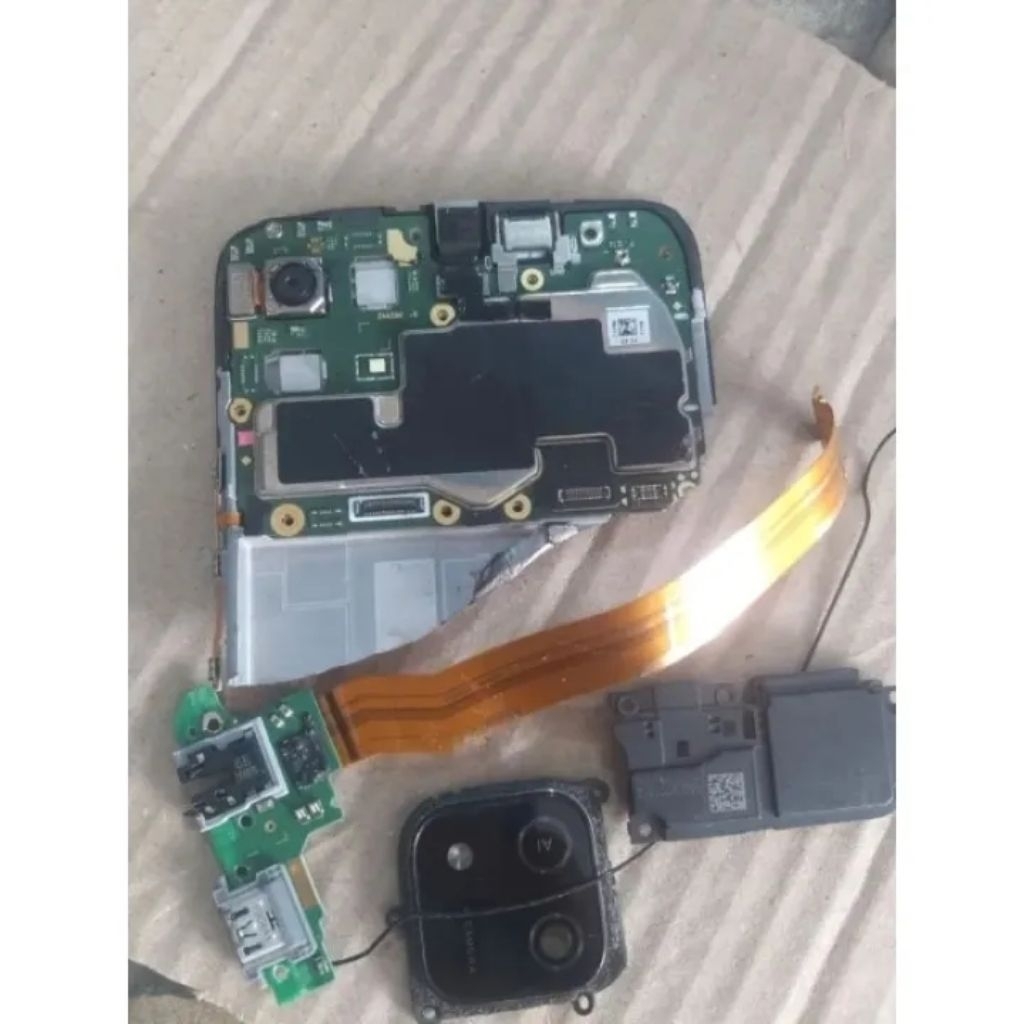 mesin Hp Oppo A15 minus konektor lcd Rontog