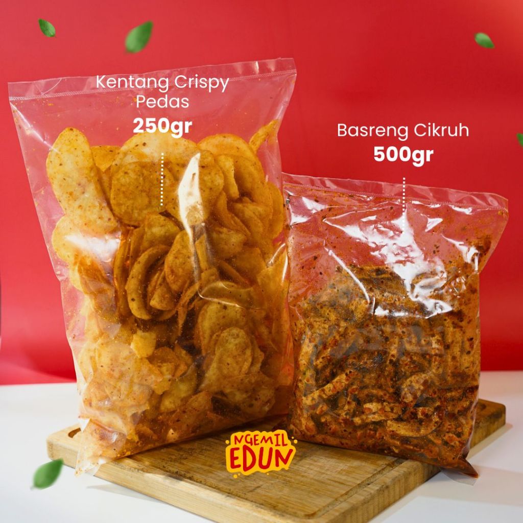 

Ngemil Edun - Bundle 9 - Snack Andalan - Basreng & Kentang