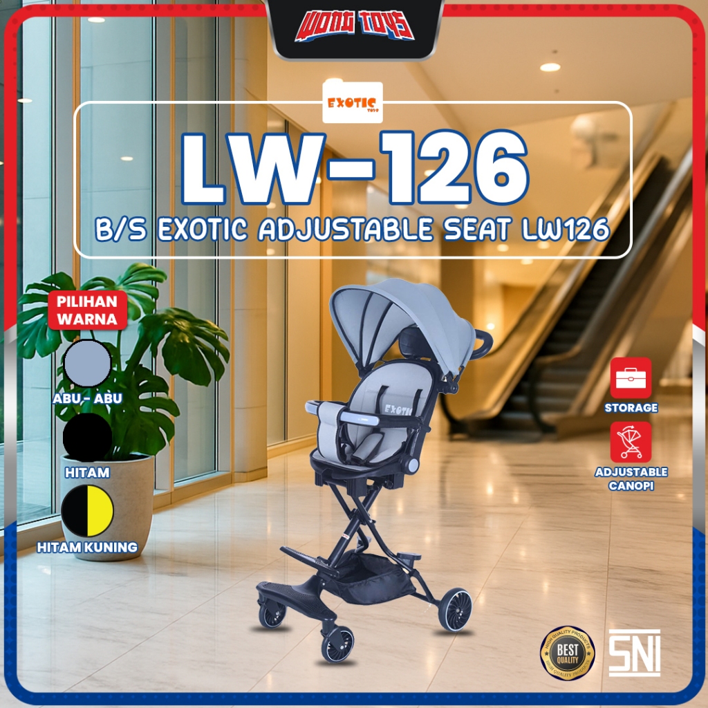 LW-126 Exotic Magic Stroller - Stroller Traveler Bayi