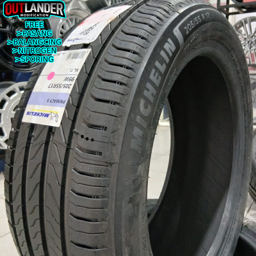 BAN MICHELIN 205/55 R17 UNTUK MOBIL X-PANDER ERTIGA AVANZA DLL MICHELIN PRIMACY5