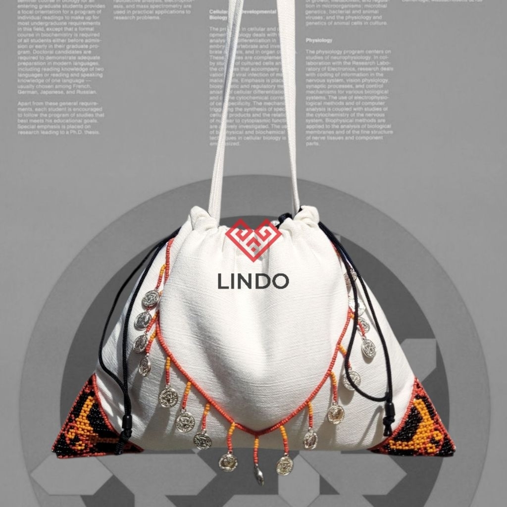 Sepu' Tenun Goni (Pondan) Manik Toraja/Tas Bahu Tenun Goni (Pondan) Manik Toraja (Kode: DB1025610)