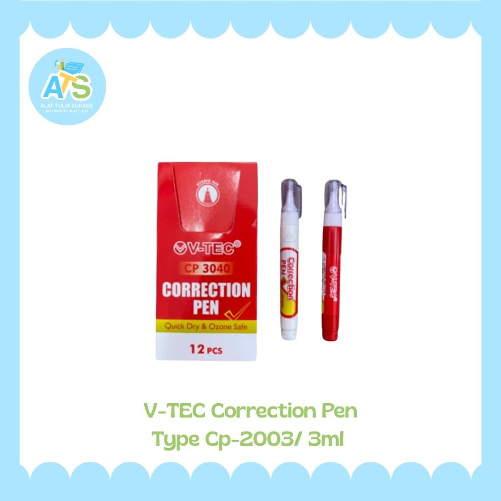 

v-tec correction pen type cp-2003 /3 ml