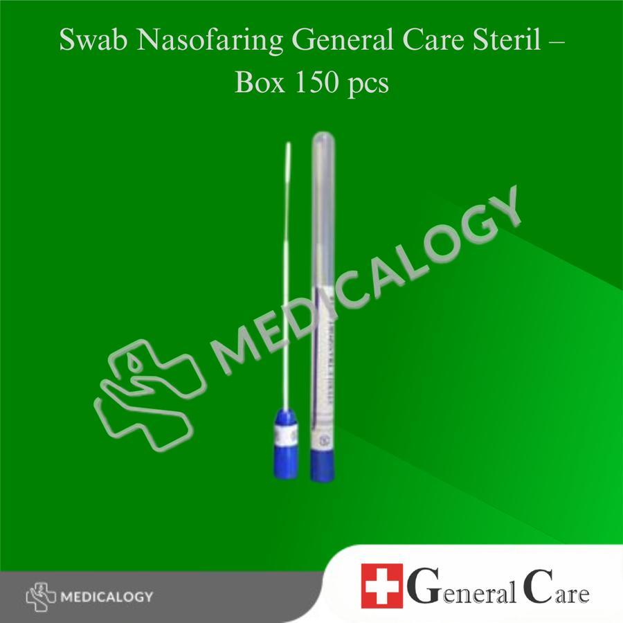 Swab Nasofaring General Care Steril – Box 150 pcs / Flocked Nasopharyngeal Swab