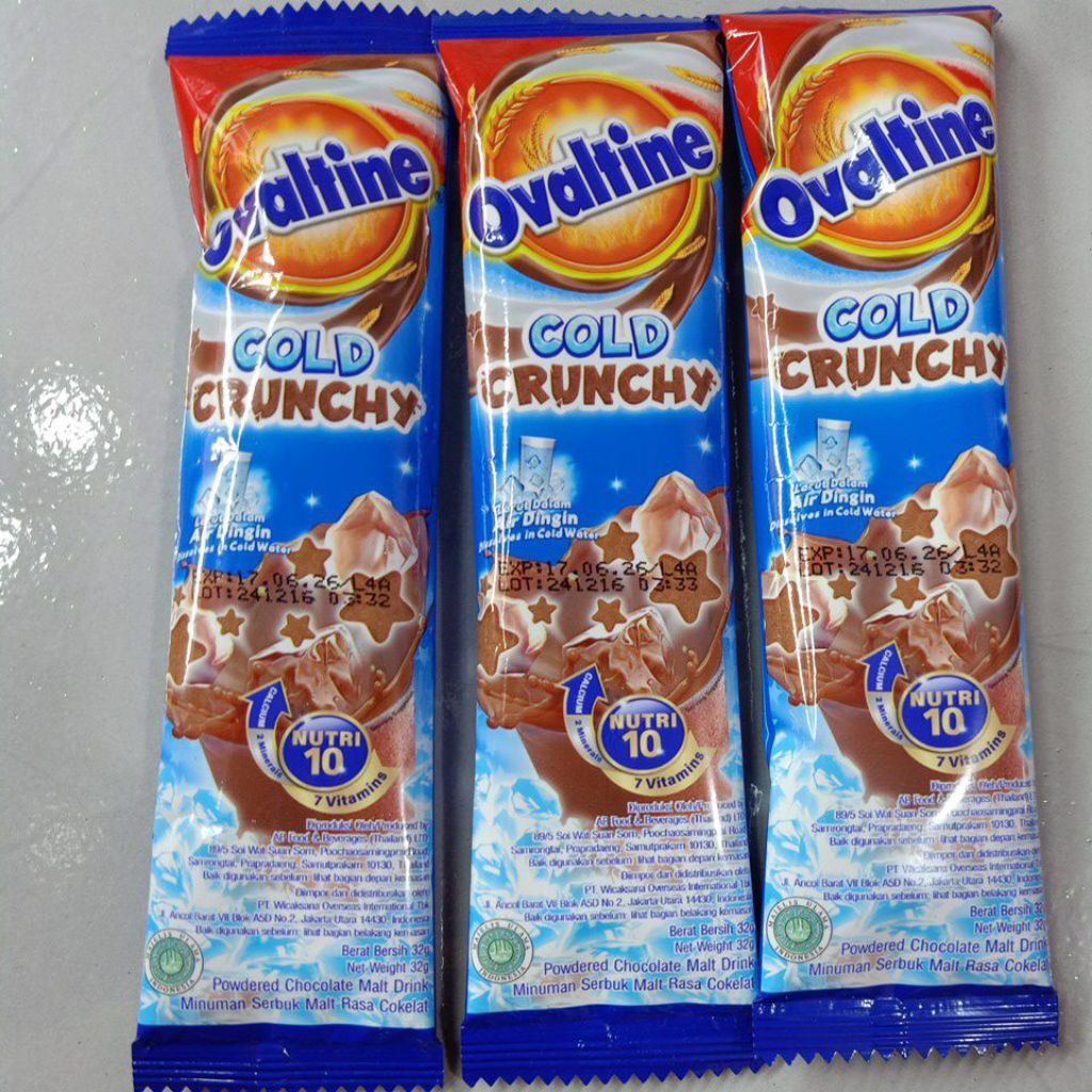 

ECER MINUMAN COKLAT OVALTINE COLD CRUNCHY