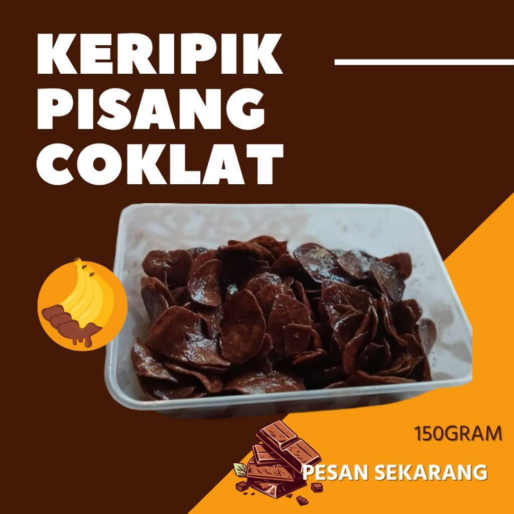

keripik pisang coklat lumer 150 gram