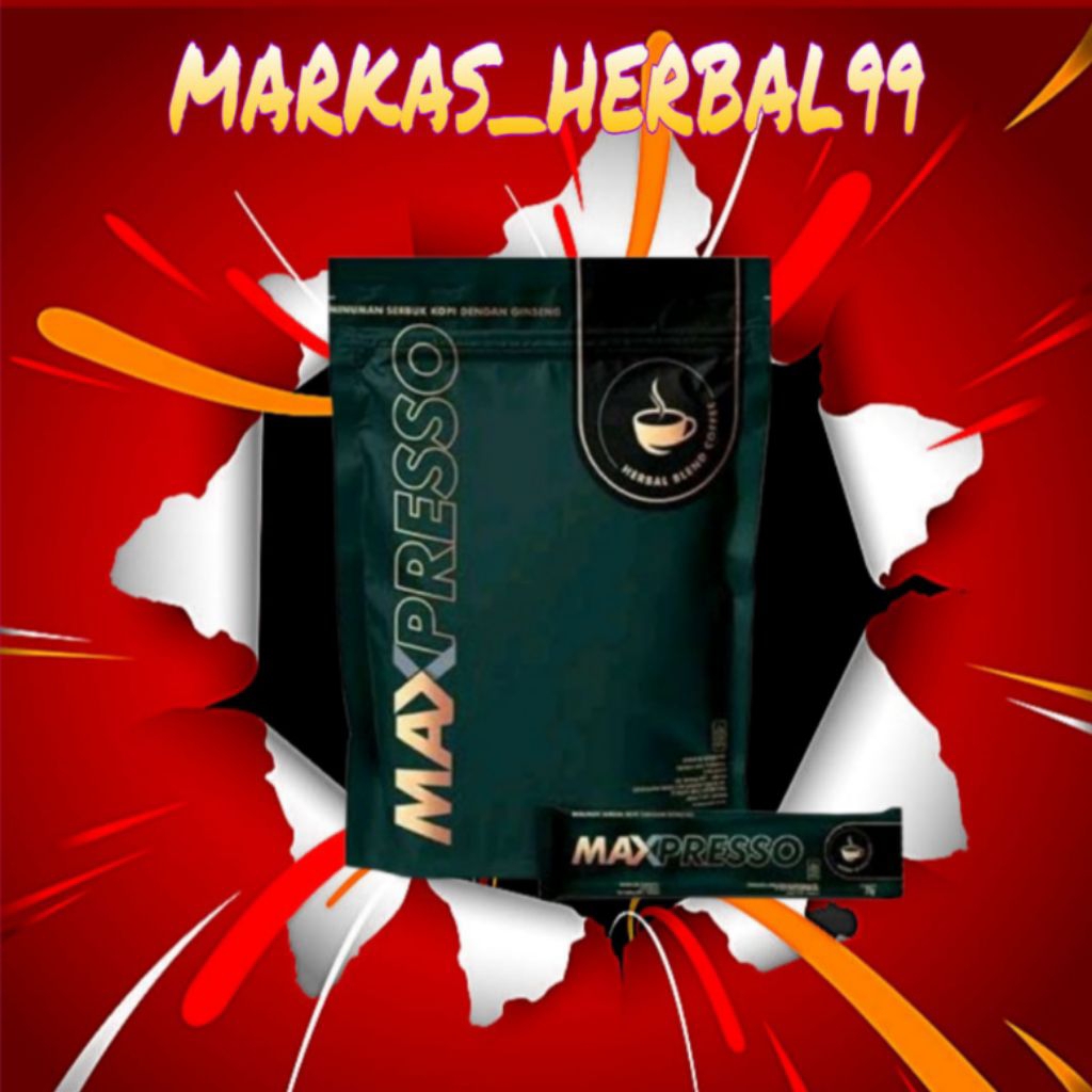 

MAXPRESSO HWI ORIGINAL BPOM 1 BOX ISI 10 SACHET HALAL & AMAN