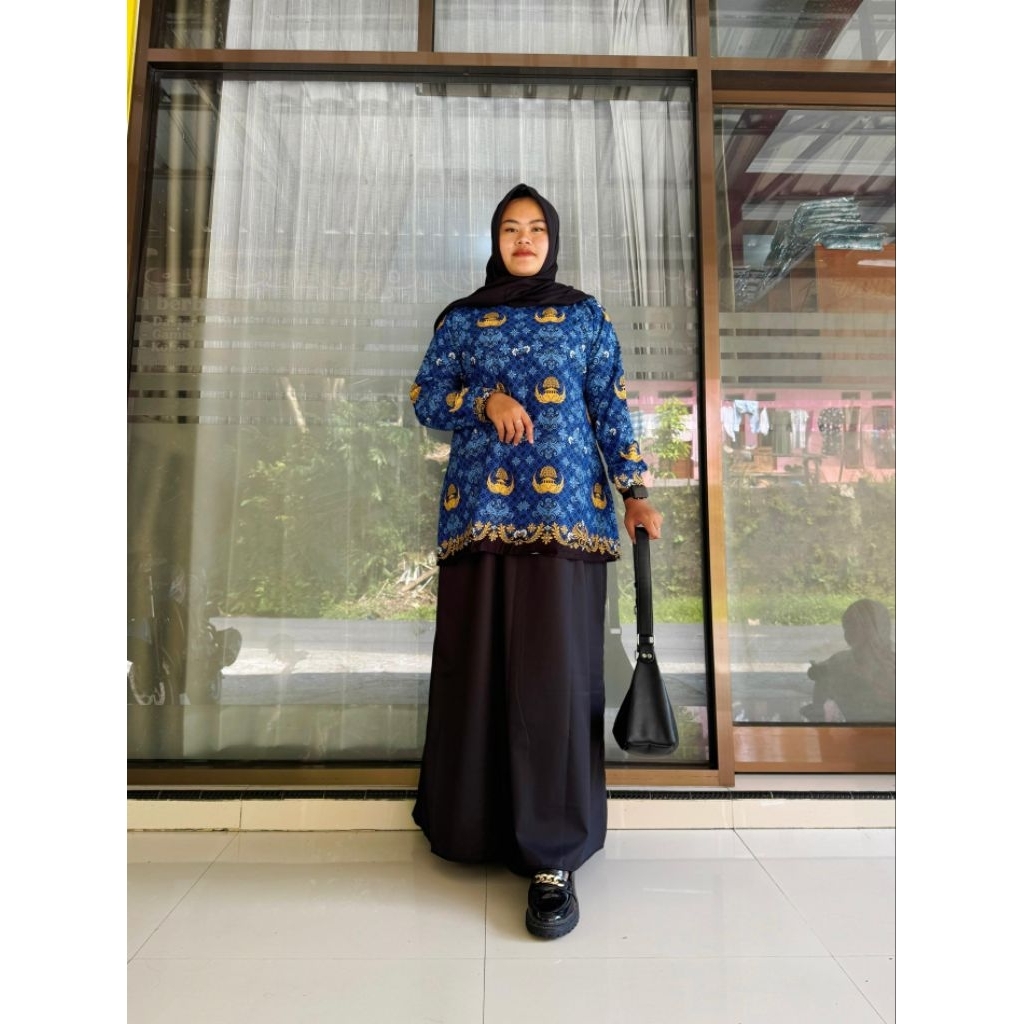 NS -  GAMIS KORPRI WANITA TERBARU SETELAN PNS - SERAGAM PNS - BAJU KERJA - SERAGAM DINAS - SERAGAM P