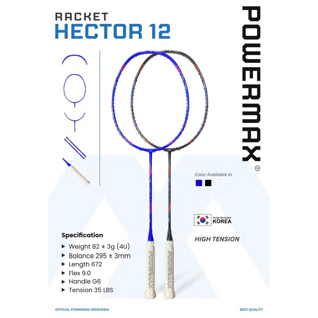 Raket Badminton PowerMax Hector 12