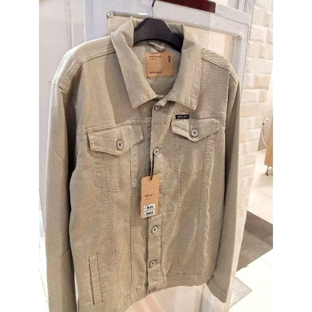 jaket hoodie greenlight & 3second original