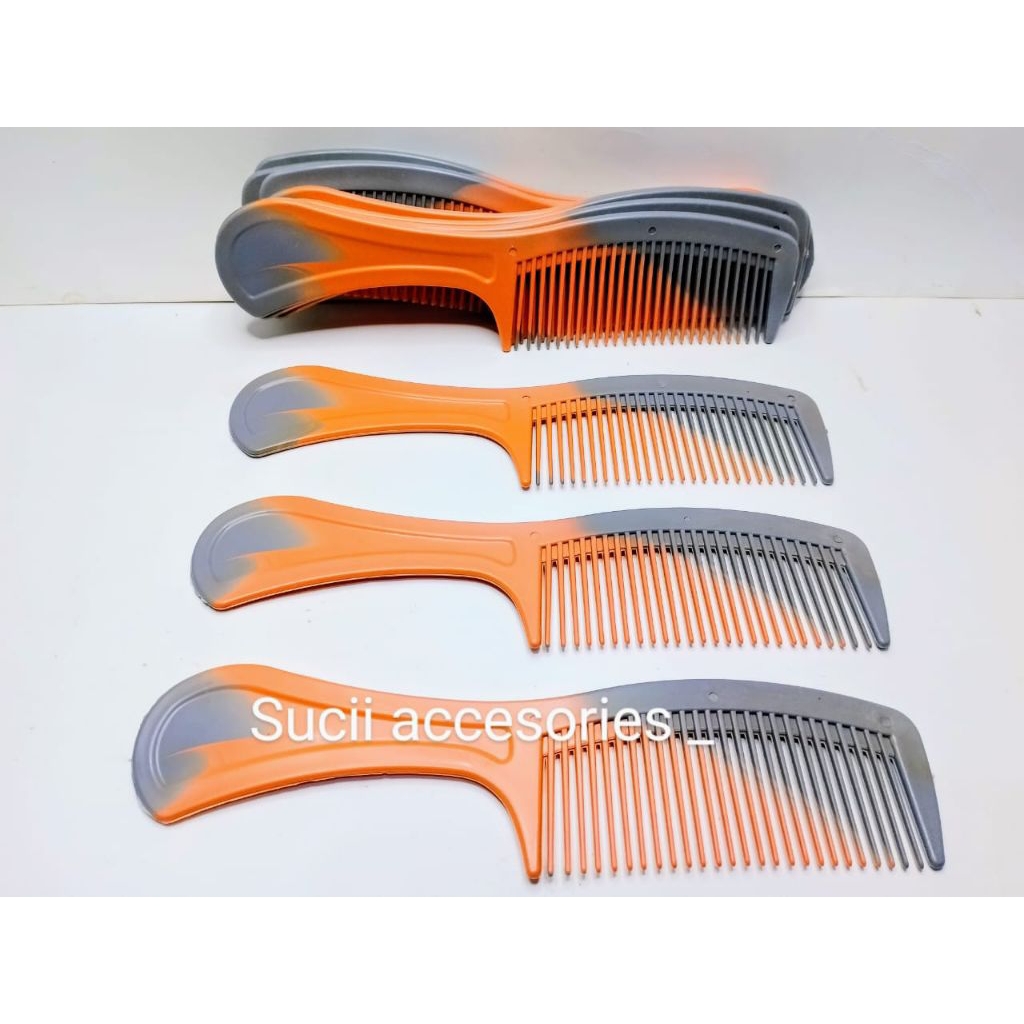 Sisir Rambut Jadul Besar / Sisir Rambut Murah / sisir rambut motif / sisir rambut coklat