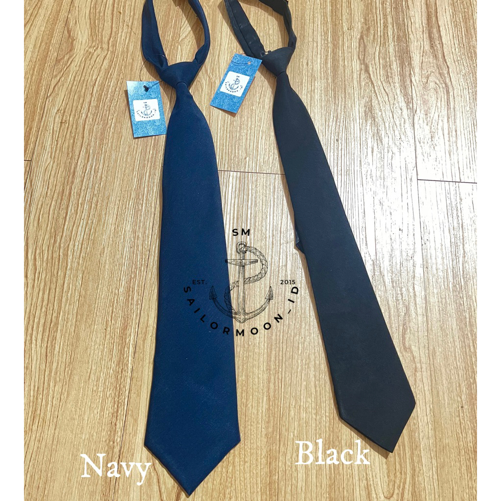DASI HITAM DASI PRIA DASI FORMAL DASI PDH DASI BIRU DONGKER DASI TARUNA PELAYARAN DASI NAVY BLUE NEC