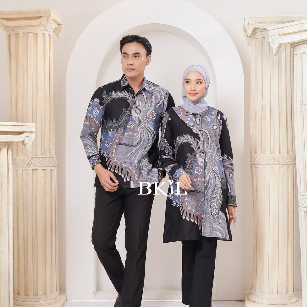 Revany ID - Tunik Raja Ampat Series Tunik Batik Wanita Couple