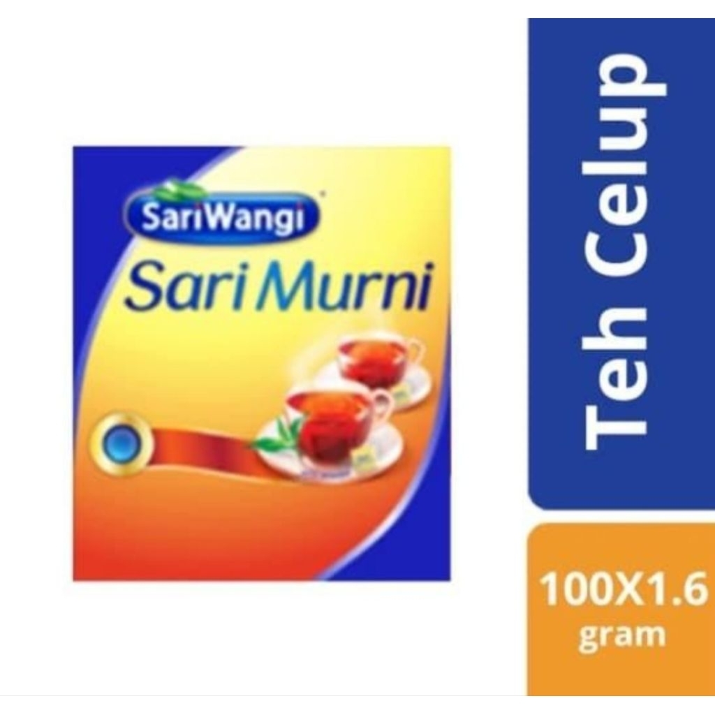 

Sariwangi Sari Murni 160 Gr Isi 100 (100 x 1,6 Gr)