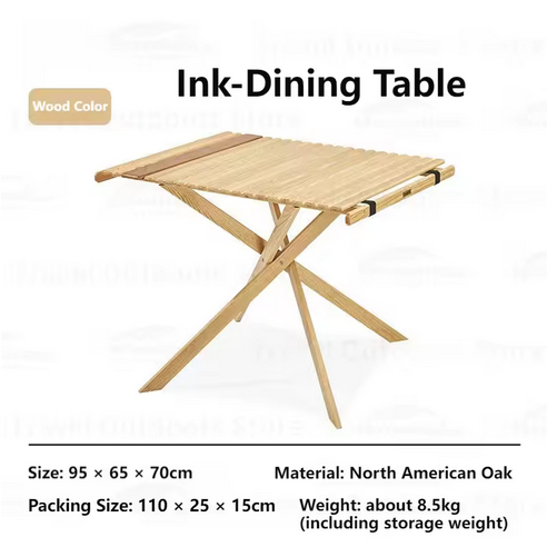 MEJA MAKAN KAYU PORTABLE NATUREHIKE CNH22JU005