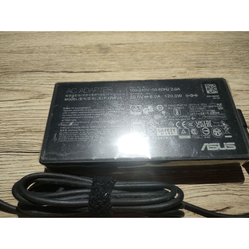 charger asus TUF gaming 120watt 100% original asus center