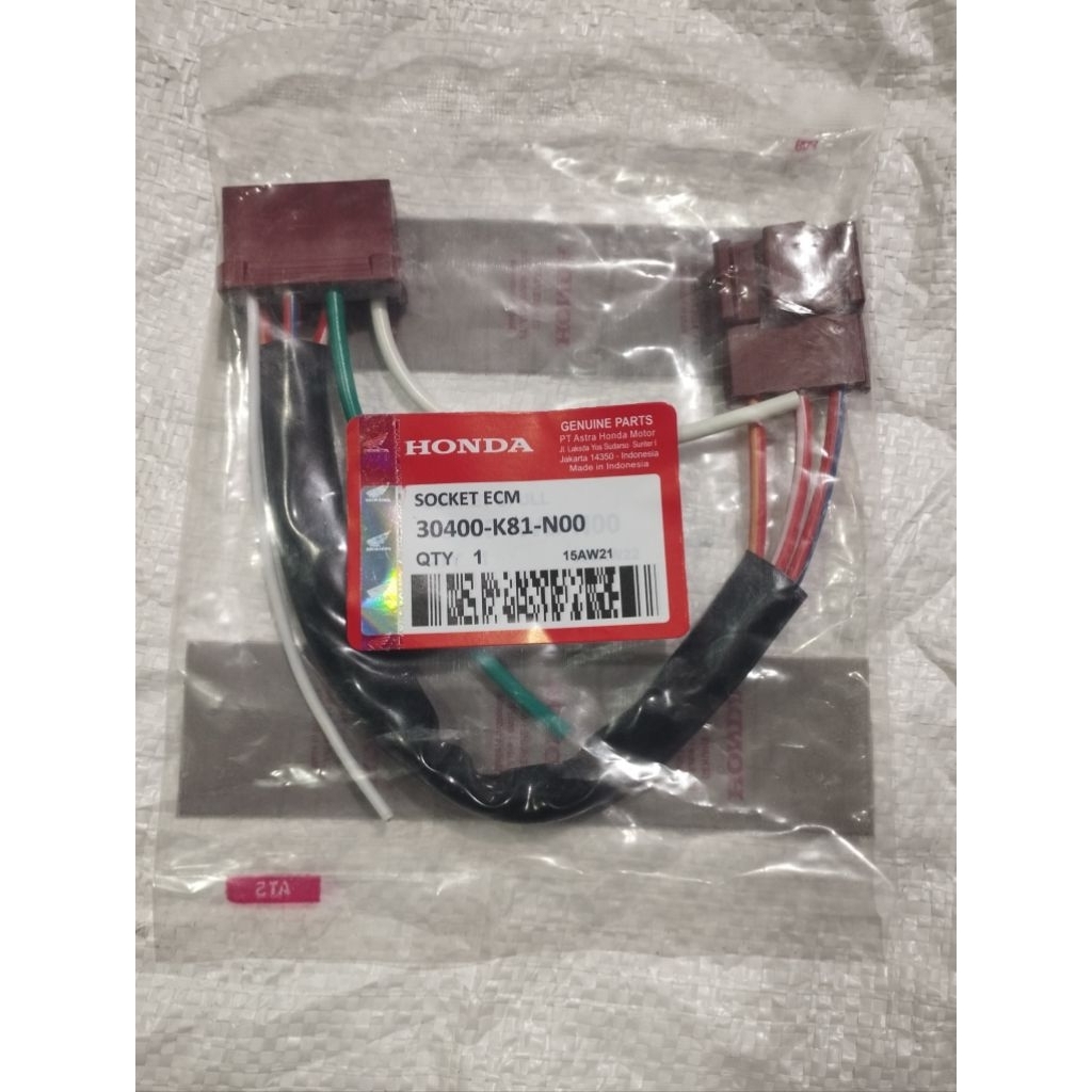 SOKET SOCKET ECU ECM  BEAT FI / BEAT ESP 2015 - 2019 / SCOOPY FI / VARIO FI 110.