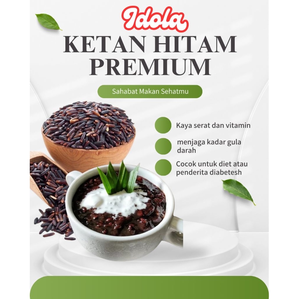

Beras Ketan Hitam Idola Organik Premium