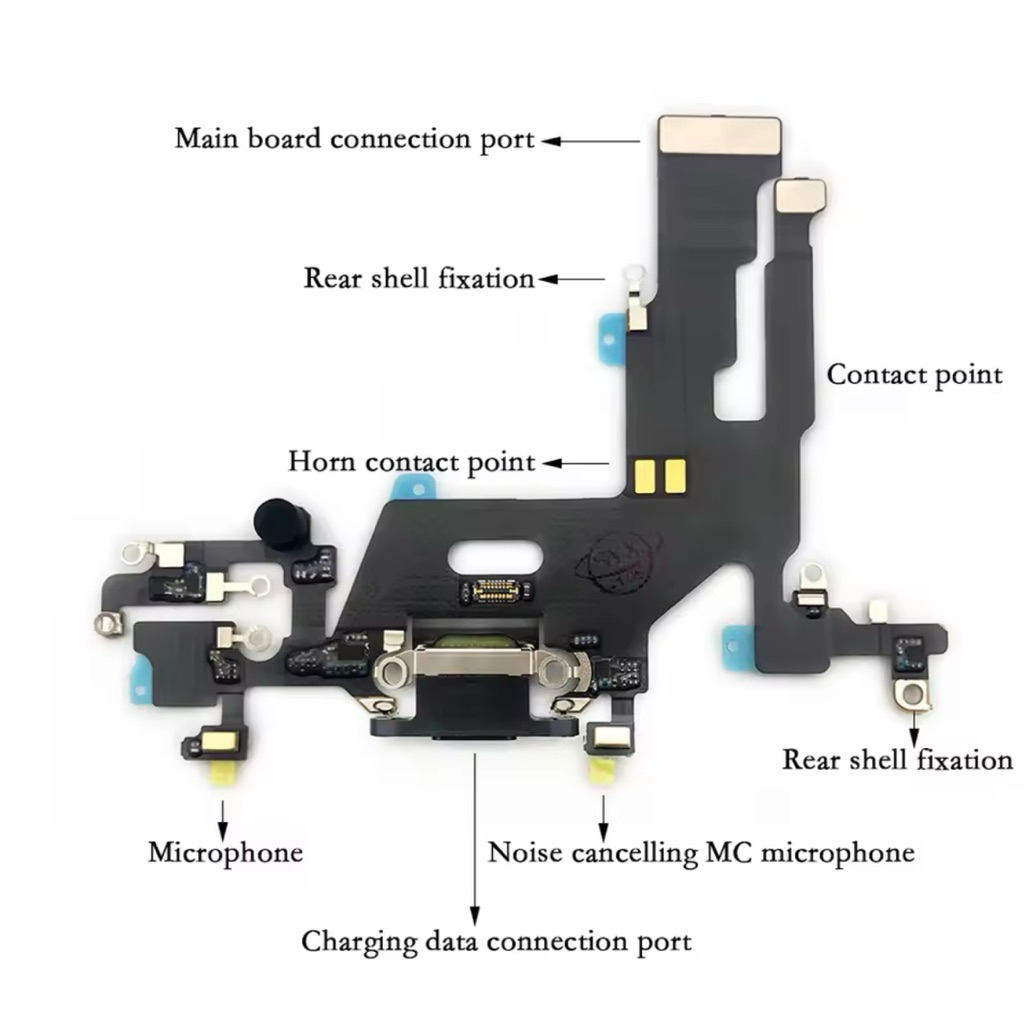 Flexsibel Charger Iphone 11 Original + IC Smart Charging